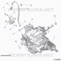 TREN, MAIN GEARCASE MOUNTING