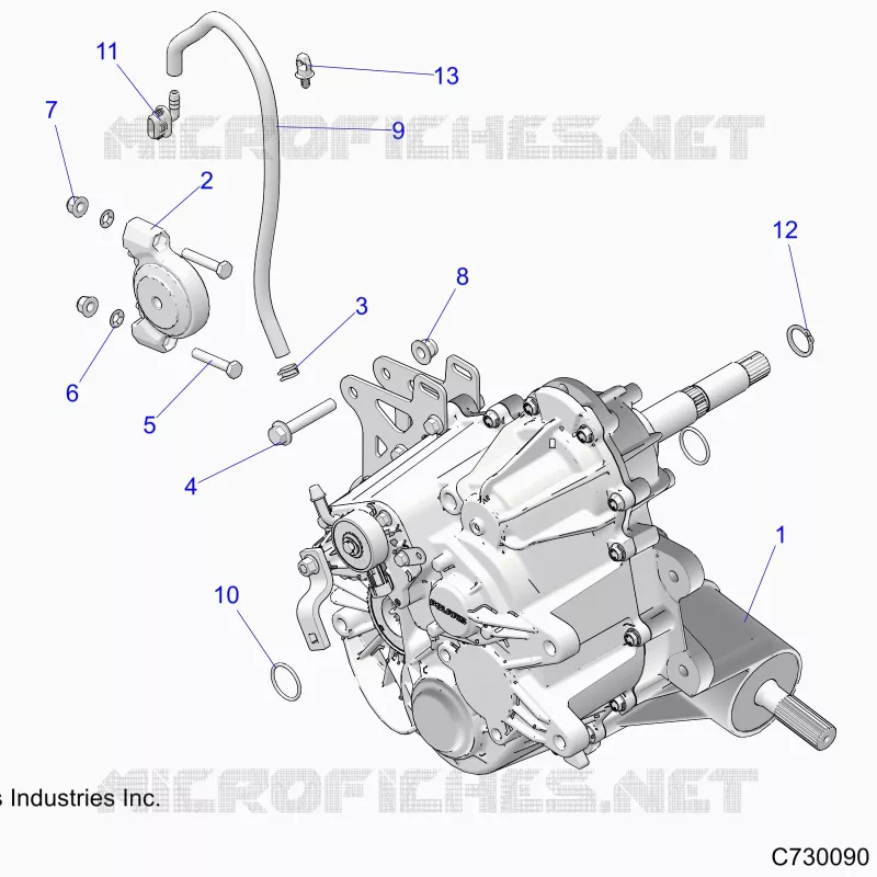 TREN, MAIN GEARCASE MOUNTING