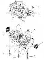 CAJA DEL CIGÜEÑAL ASSEMBLY 500 EFI 0963774 and EUROPEAN 500 EFI E963774 (4936183618C007)