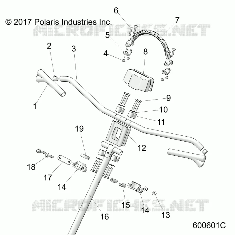 STEERING, SOPORTE DE MANILLAR