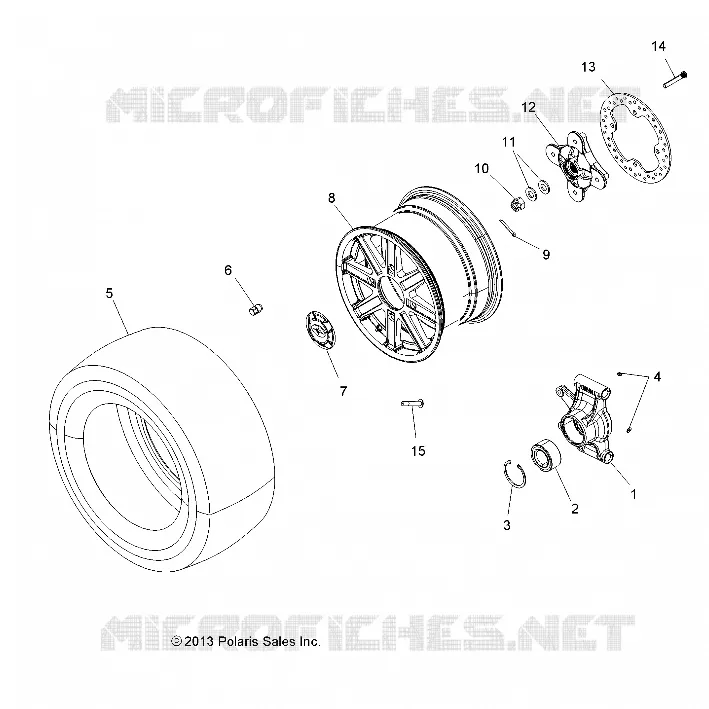 RUEDAS, REAR and HUB