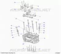 ENGINE, CULATA AND VALVES
