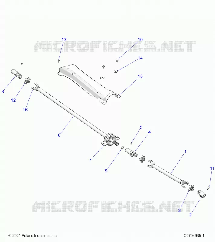 TREN, FRONT PROP SHAFT