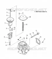 MOTOR, CARBURADOR, UPPER