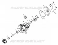 BOMBA DE AGUA 600 RMK 0980958 and EUROPEAN 600 RMK E980958 (4944634463C008)