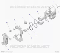 BRAKES, PINZA TRASERA