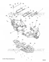 CHASSIS, MARCO PRINCIPAL AND SKID PLATE