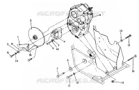 DERECHO DE ENGRANAJES Y MONTAJE DE FRENO 350 2X4 / W927539 (4922882288029A)