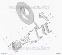 BRAKES, PINZA TRASERA