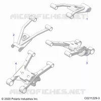 SUSPENSION TRASERA CONTROL ARMS
