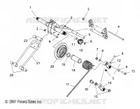 SUSPENSION, TRASERO ARM PAR