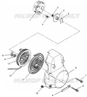 ARRANQUE DE RETROCESO 500 EFI SKS 0962574, 500 EFI RMK 0962974, and EUROPEAN 500 E (4931983198D002)