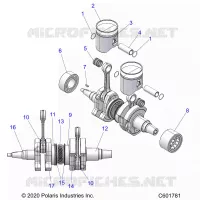 ENGINE, PISTON AND CIGUEÑAL
