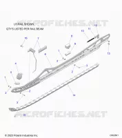 SUSPENSION, RAIL BEAM ASM, LH/RH