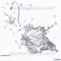 TREN, MAIN GEARCASE MOUNTING
