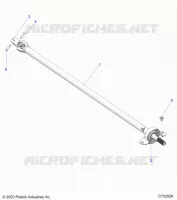 TREN, REAR PROP SHAFT