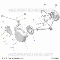 MOTOR, STATOR AND COVER