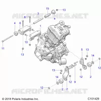 MOTOR, MOUNTING & LONG BLOCK