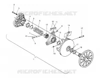 Embrague ASSEMBLY 500 CARB 0962764, 500 CARB SKS 0962564,  500 CARB SKS (4931873187C006)