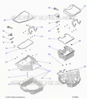 DELANTERA CAJA DE ALMACENAMIENTO