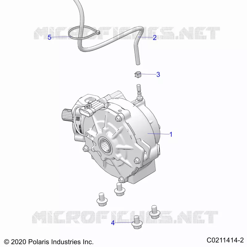 TREN, FRONT GEARCASE MOUNTING