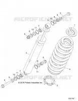 SUSPENSION, SHOCK TRASERO