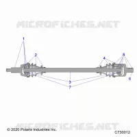 TREN, FRONT HALF SHAFT