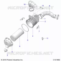 ENGINE, TOMA DE AIRE SYSTEM