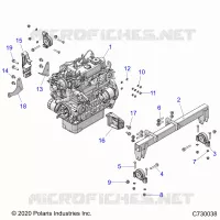 MOTOR, MOUNTING & LONG BLOCK