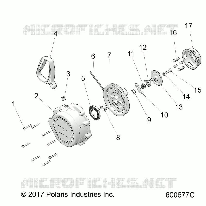 ENGINE, RECOIL STARTER