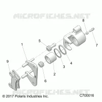 FRENO TRASERO CALIPER