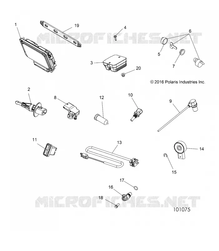 ELECTRICA, SWITCHES, SENSORS, ECU AND CONTROL MODULES