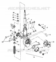 PUNTAL MONTAJE DELANTERA 4X4 350L W938139 (4924052405014A)