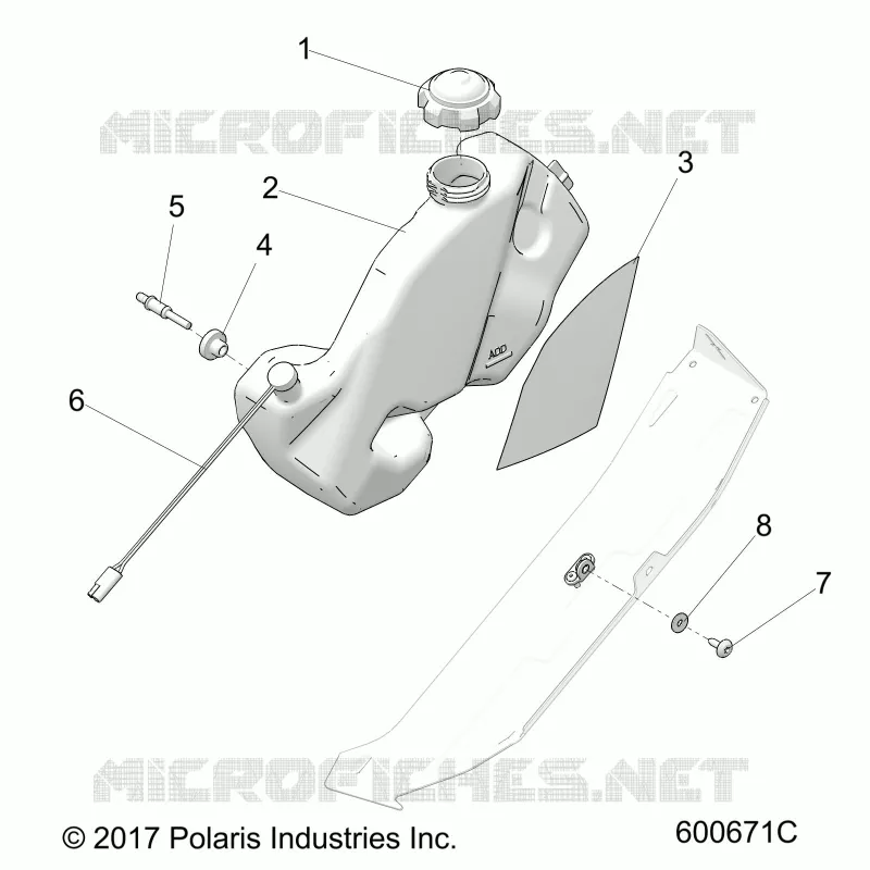 MOTOR, OIL BOTTLE ASM.