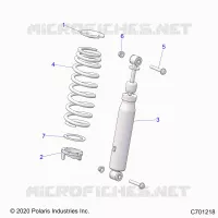 SUSPENSION, CHOQUE FRONTAL MOUNTING
