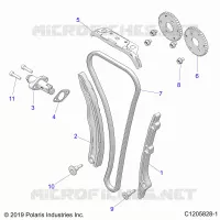 LA CADENA DE LEVAS AND TENSIONER