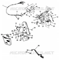 ELECTRICA/LUZ DE LA COLA SPORTSMAN 500 W969244 (4936093609C009)