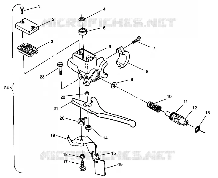 MONTAJE CILINDRO MAESTRO 440 XCR SP 0941660 (4927082708010A)