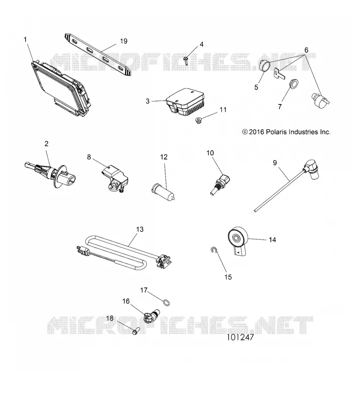 INTERRUPTORES, SENSORS, ECU AND CONTROL MODULES