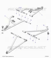 SUSPENSIÃ“N DELANTERA CONTROL ARMS