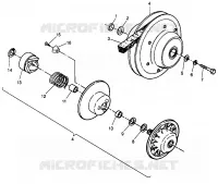 accionado de embrague Sportsman 4x4 W968040 (4935943594C002)