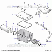 ENGINE, TOMA DE AIRE SYSTEM