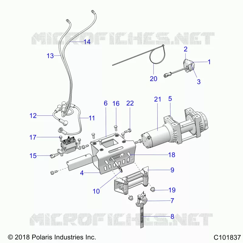 CHASSIS, CABRESTANTE