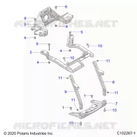 PORTAEQUIPAJES DELANTERO SUPPORT