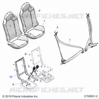 ASIENTO BELT AND MOUNTING