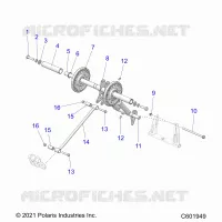 SUSPENSION, TRASERO ARM PAR