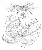 NOSEPAN y consola ASSEMBLY LITE GT/0933133 and STARLITE GT/0933127 (4923232323003A)