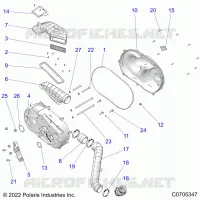 TREN, CLUTCH COVER AND DUCTING