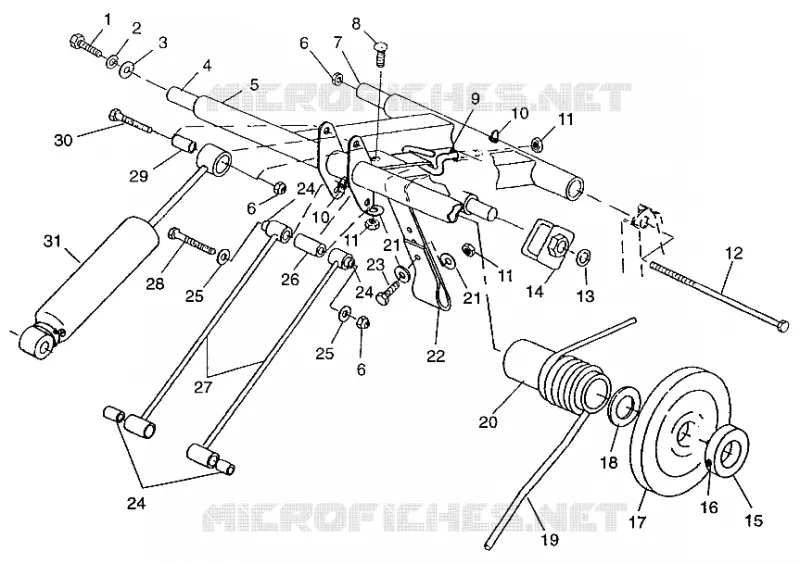 TRASERO ARM PAR XCF 0971643 (4938613861B011)