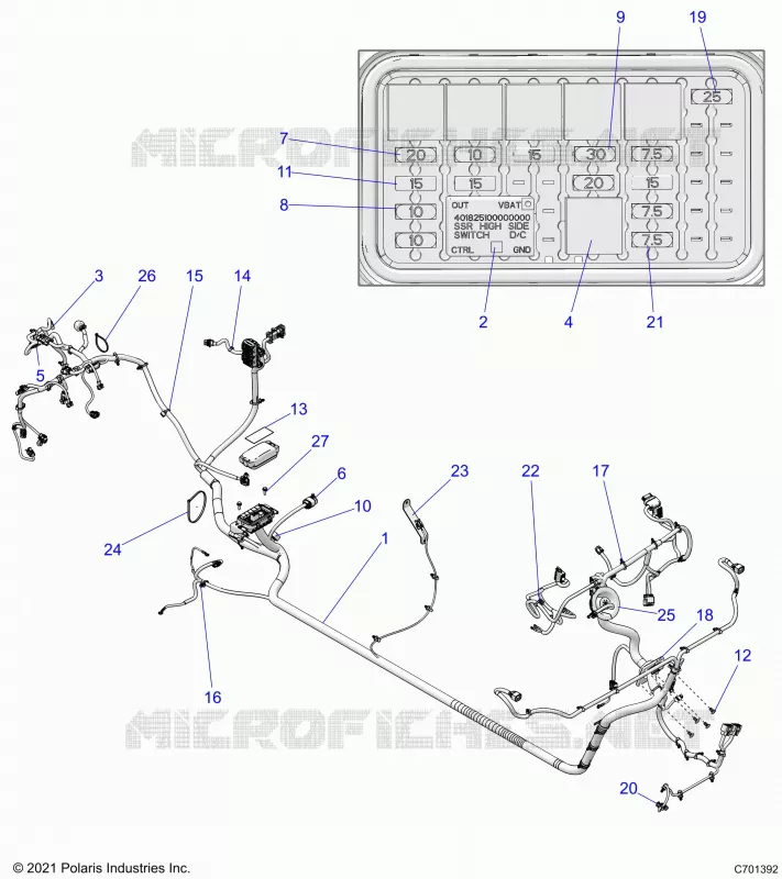 ELECTRICA, WIRE HARNESS